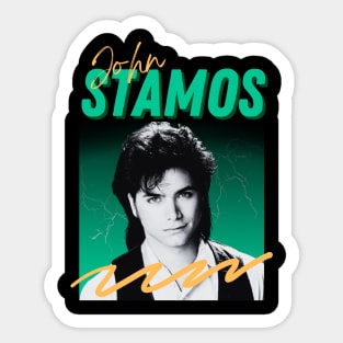 John stamos***original retro Sticker